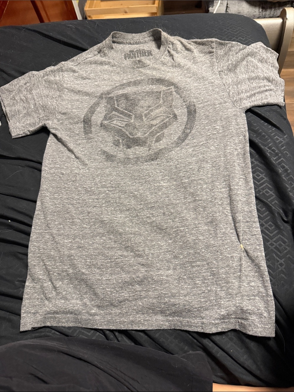 Hot Topic Grey Black Panther Graphic Tee